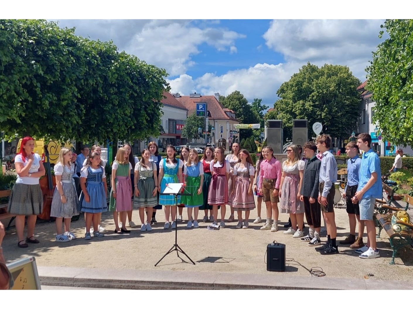 Platzkonzert der 4b 2024